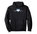 Argentina Heartbeat Argentinian Flag Hoodie - Streetwear Style Unisex