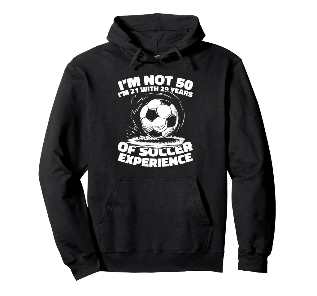50 Years Old Sports Player Team Soccer Hoodie - Custom Art Print Men Women