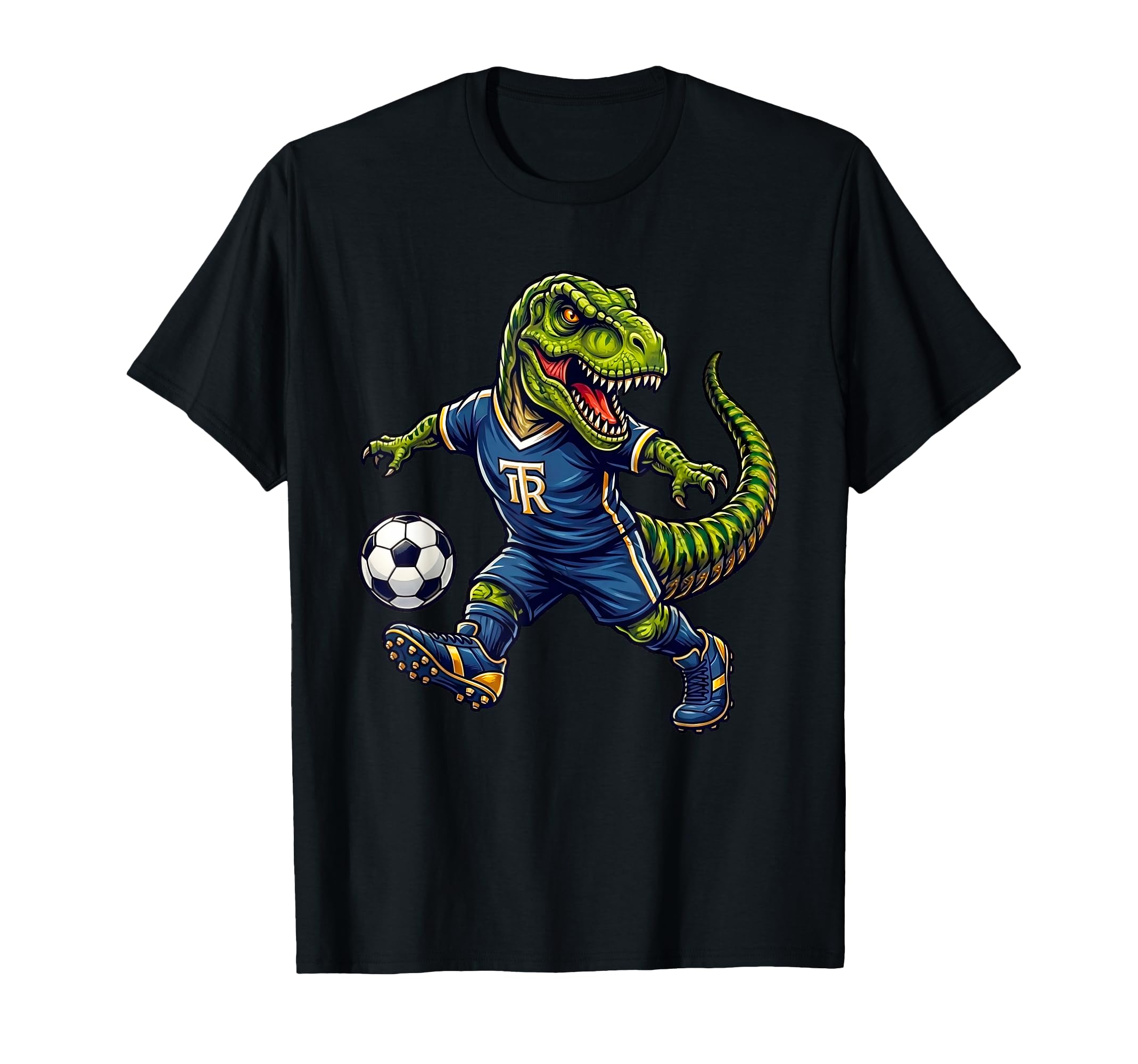 Funny Soccer Dinosaur Soccersaurus T Rex T-Shirt - Unique Graphic Unisex