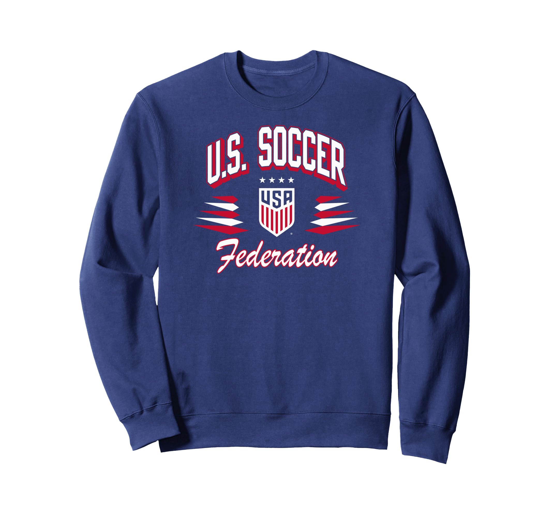 U S Soccer Diamond Navy Uswnt Sweatshirt - Fun Novelty Design Unisex
