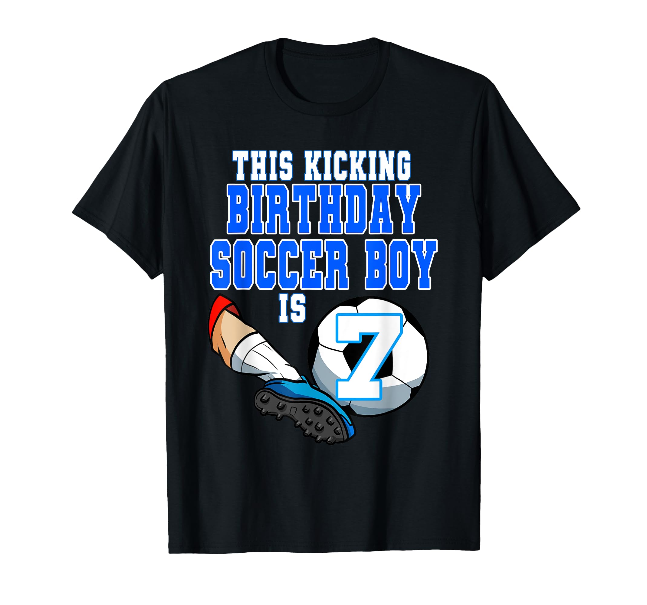 This Birthday Soccer Is 7 Soccer Theme T-Shirt - Novelty Apparel Men Women