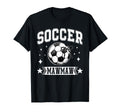 Coquette Bow Soccer Mawmaw Soccer T-Shirt - Casual Everyday Wear Unisex