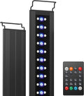 NICREW C10 24/7 LED Aquarium Light for Plants, 12-18 Inches, Full Spectrum Fish Tank Light with Timer, Brightness Adjustable
