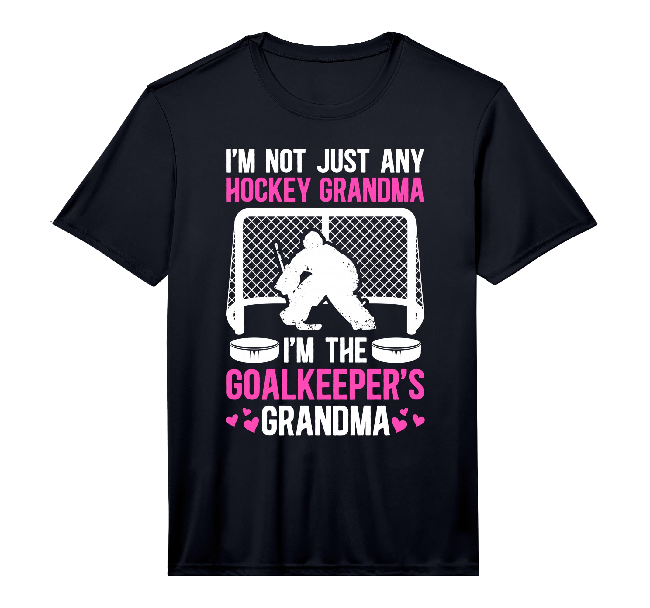 Mens Im Hockey Goalkeeper Grandma T-Shirt - Casual Everyday Wear Men Women