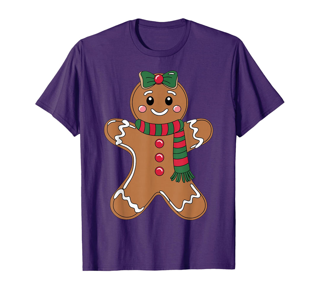 Gingerbread Bow Costume T-Shirt - Aesthetic Graphic for Adults