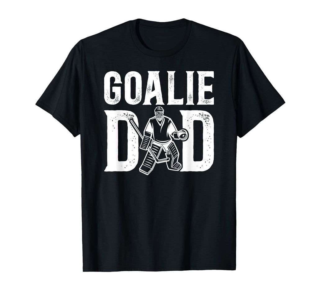 Ice Hockey Goalie Dad Ice Hockey T-Shirt - Custom Art Print Men Women