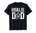 Ice Hockey Goalie Dad Ice Hockey T-Shirt - Custom Art Print Men Women