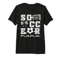 Soccer Mama Coquette Bow Funny Soccer T-Shirt - Graphic Print Men Women