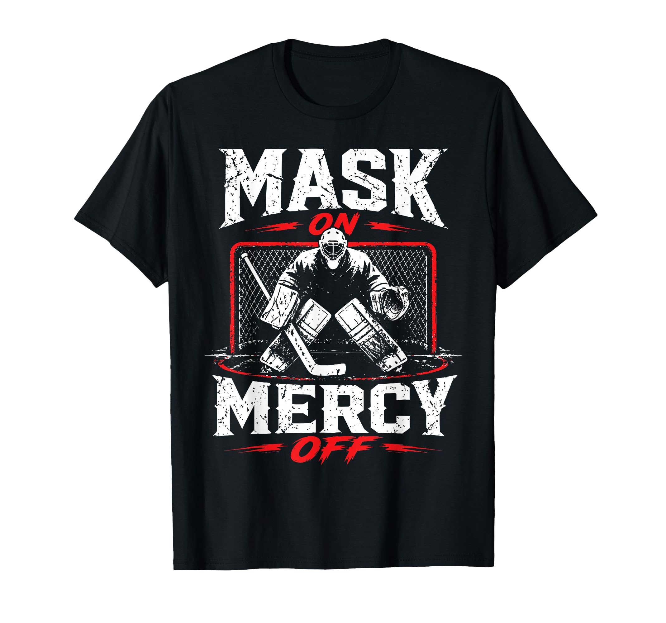 Ice Hockey Goalkeeper Mask Hockey Goalie T-Shirt - Custom Art Print Unisex