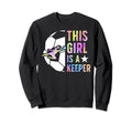 This Is Keeper Soccer Goalkeeper Sweatshirt - Minimalist Print for Adults