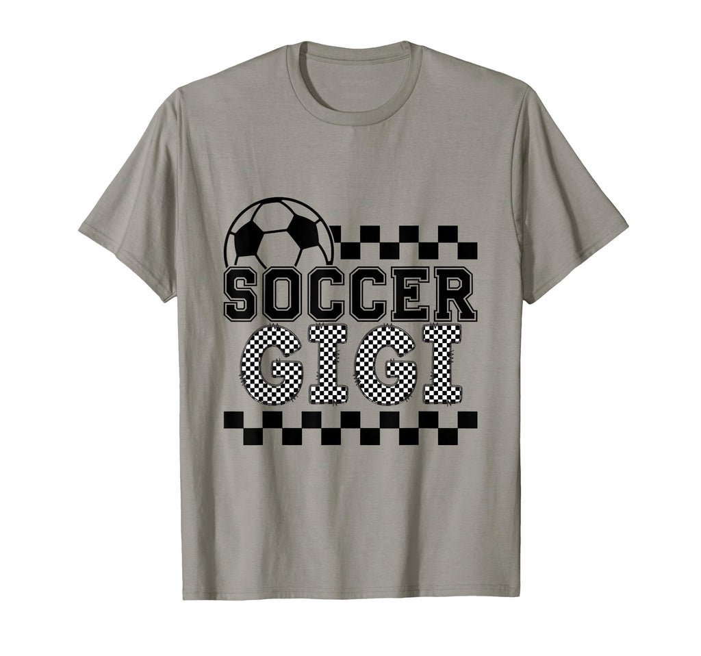 Soccer Gigi Checker Checkered T-Shirt - Casual Everyday Wear for Adults