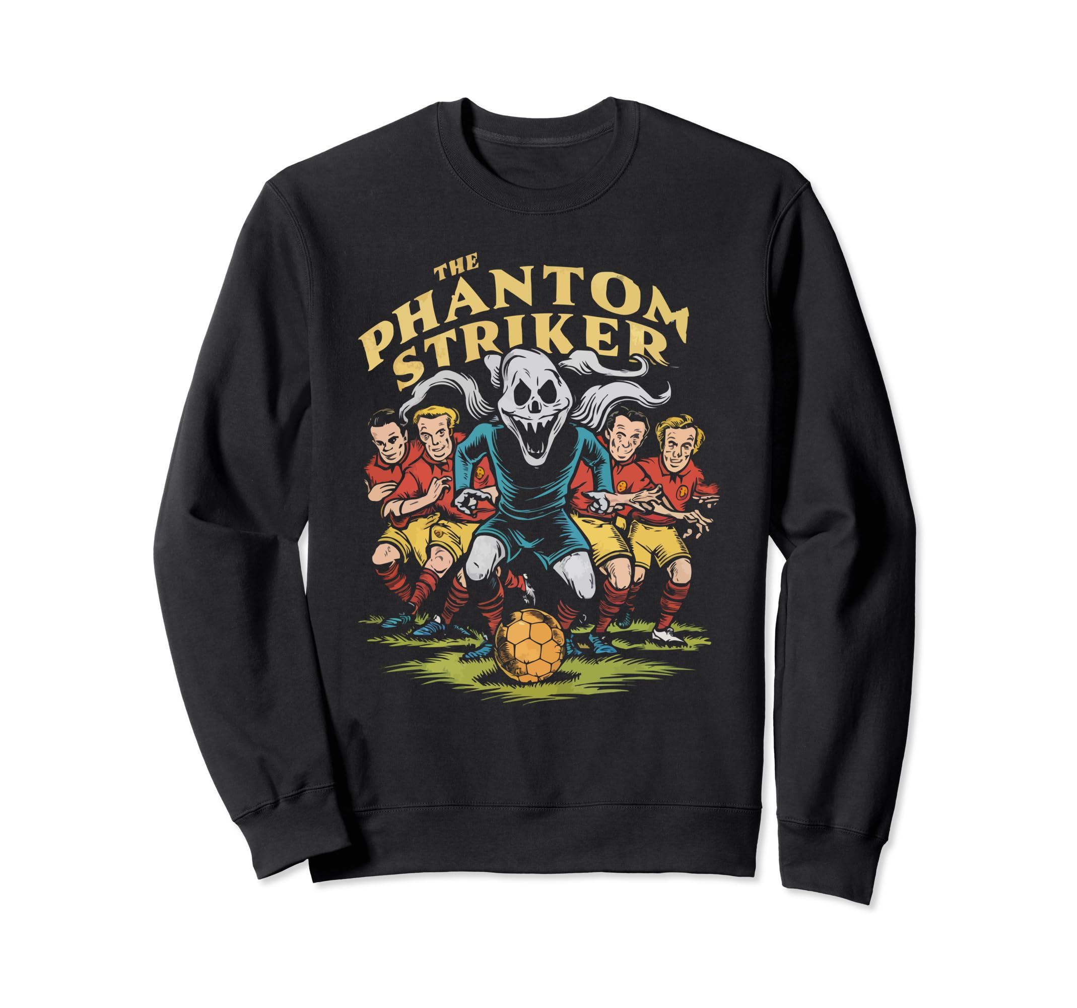 Soccer Halloween Spooky Goalkeeper Sweatshirt - Trendy Graphic Unisex