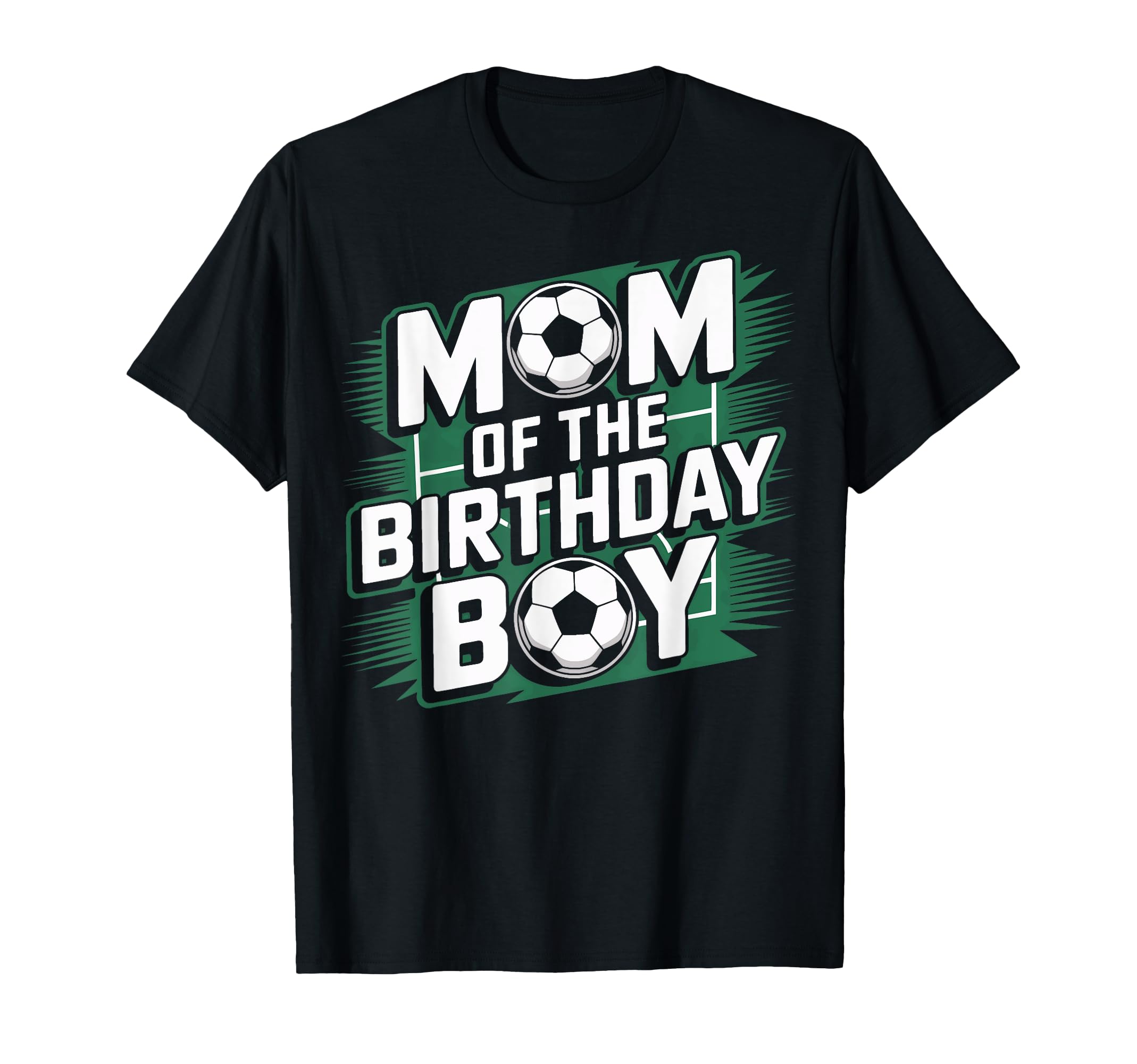 Mom Birthday Soccer Game Day T-Shirt - Casual Everyday Wear for Adults