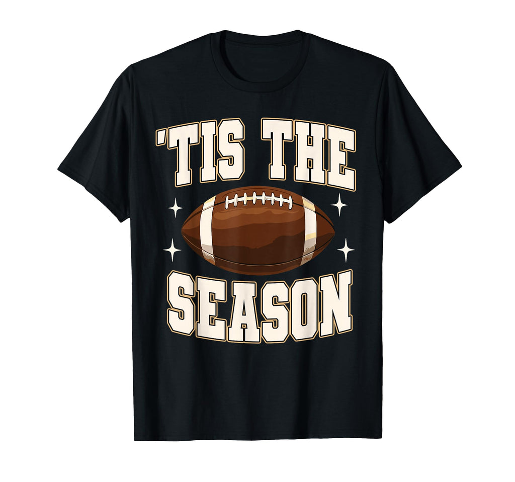 Tis Season Game Day Football Mom Mama T-Shirt - Unique Graphic for Adults