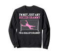 Im Soccer Goalie Grammy Soccer Sweatshirt - Custom Art Print for Adults