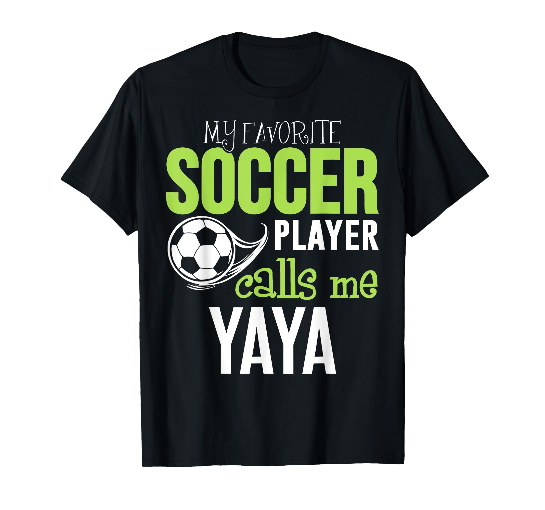 Soccer Yaya My Favorite Player T-Shirt - Fun Novelty Design Men Women