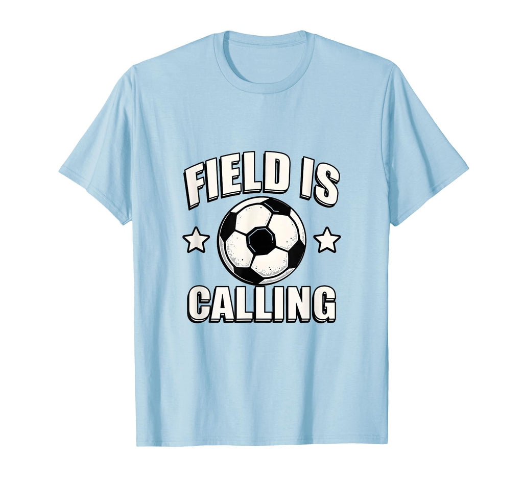 Field Is Calling Soccer T-Shirt - Trendy Graphic for Adults