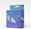 40 Pack Soft Nail Caps for Cat Claws White Medium