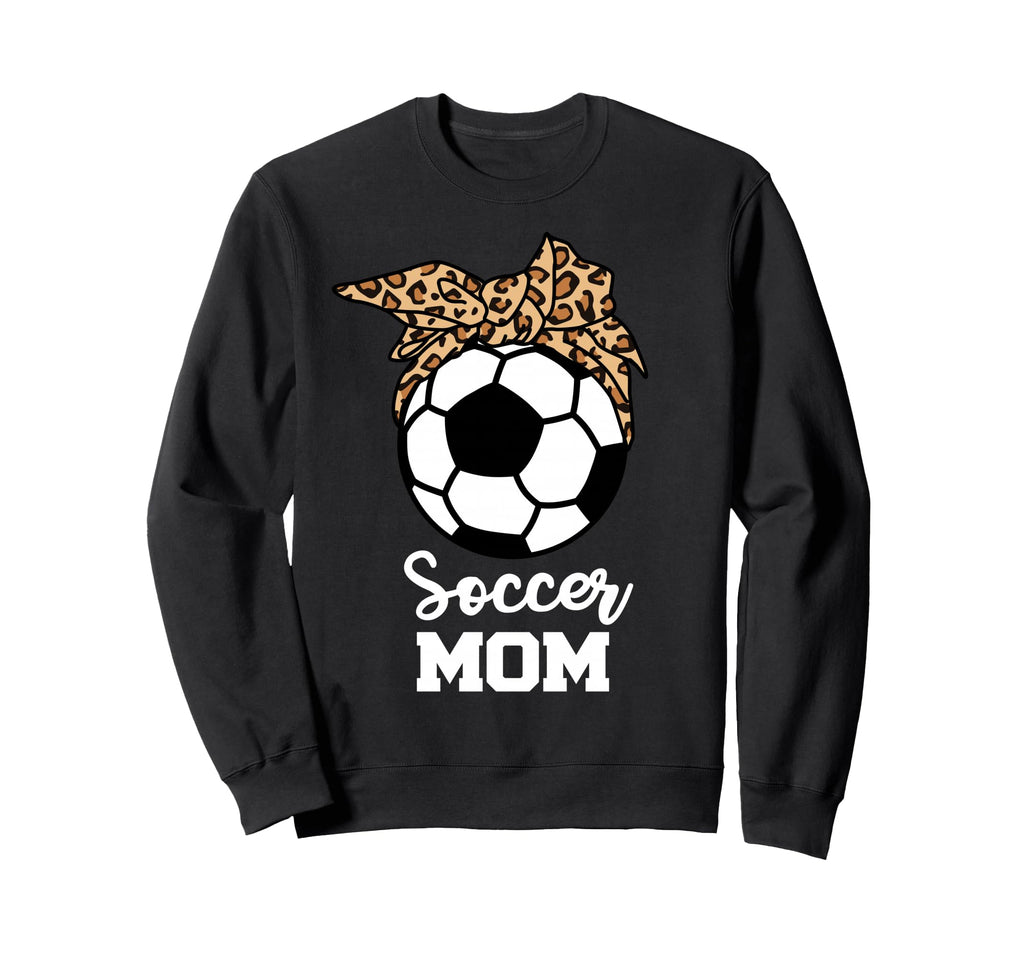 Soccer Mom Funny Soccer Player Sweatshirt - Graphic Print for Adults