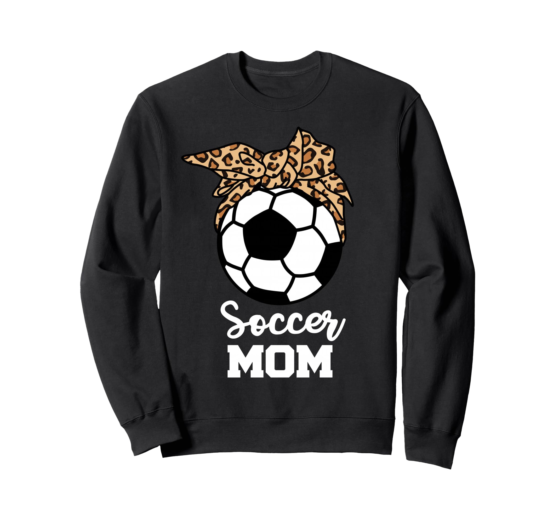 Soccer Mom Funny Soccer Player Sweatshirt - Graphic Print for Adults