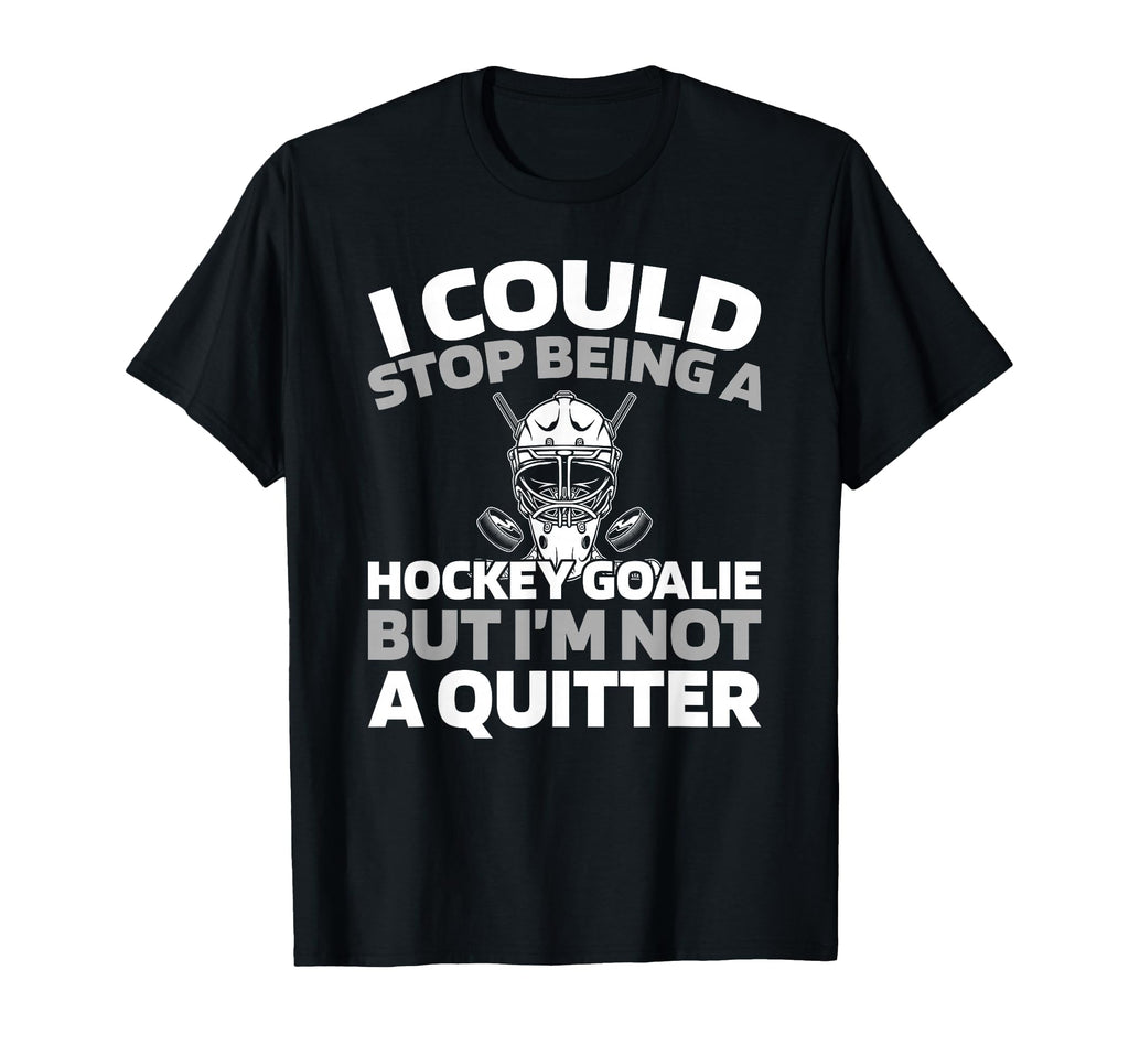 Hockey Goalkeeper Ice Hockey Goalie T-Shirt - Minimalist Print for Adults