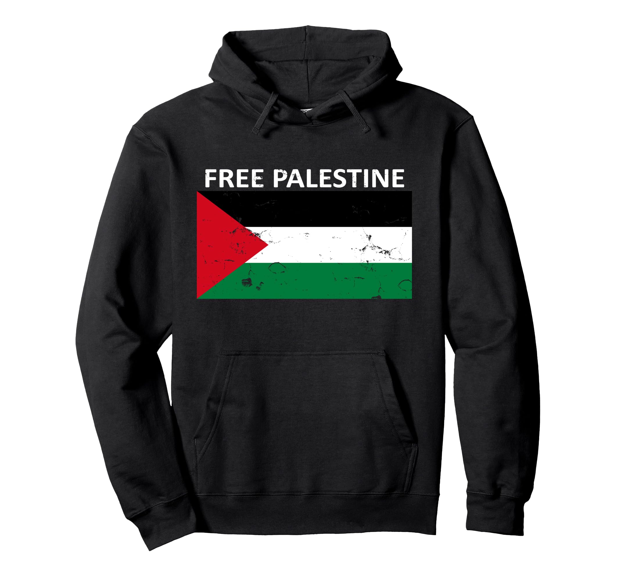 Free Palestine Fist Palestine Hoodie - Minimalist Print for Adults