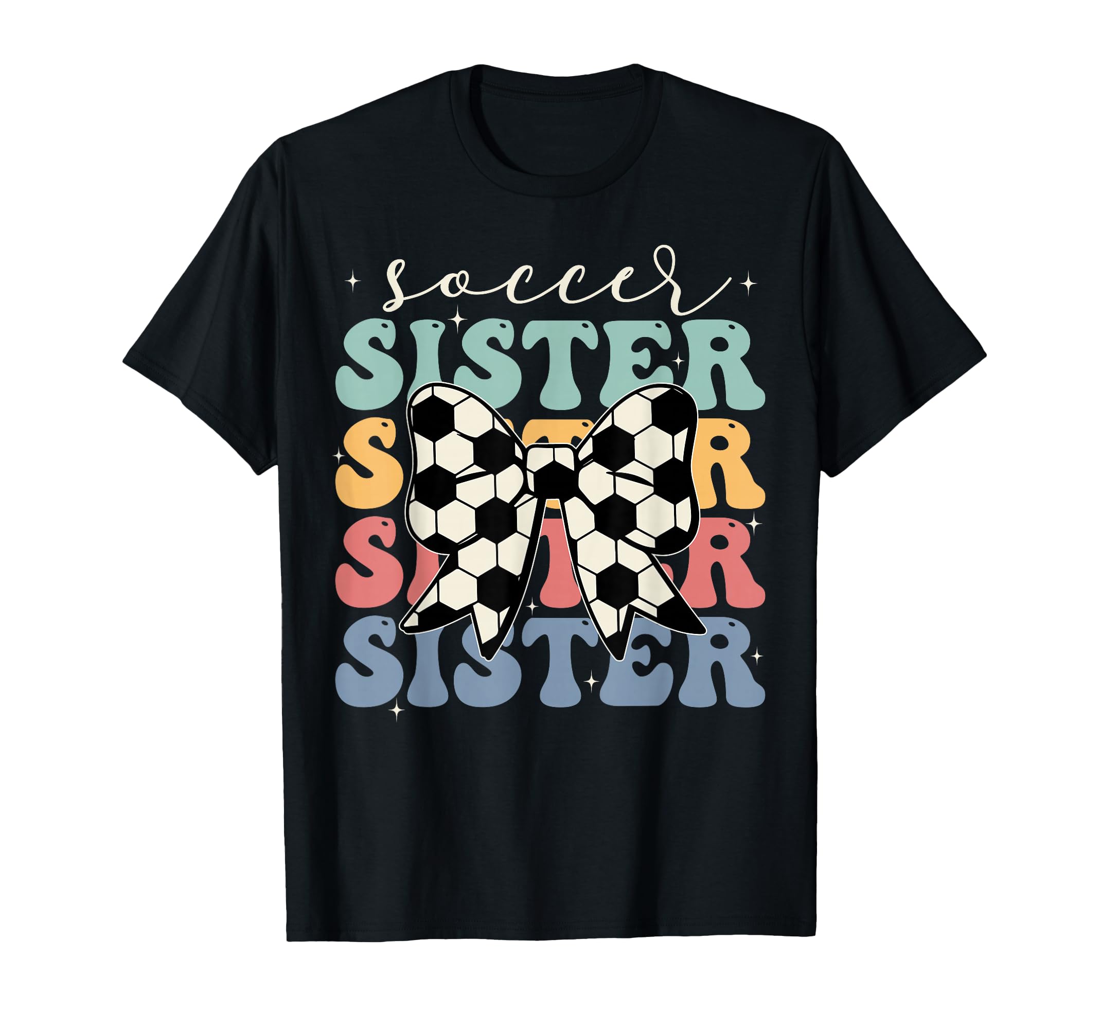 Soccer Sister Sport Lover Sister T-Shirt - Graphic Print for Adults