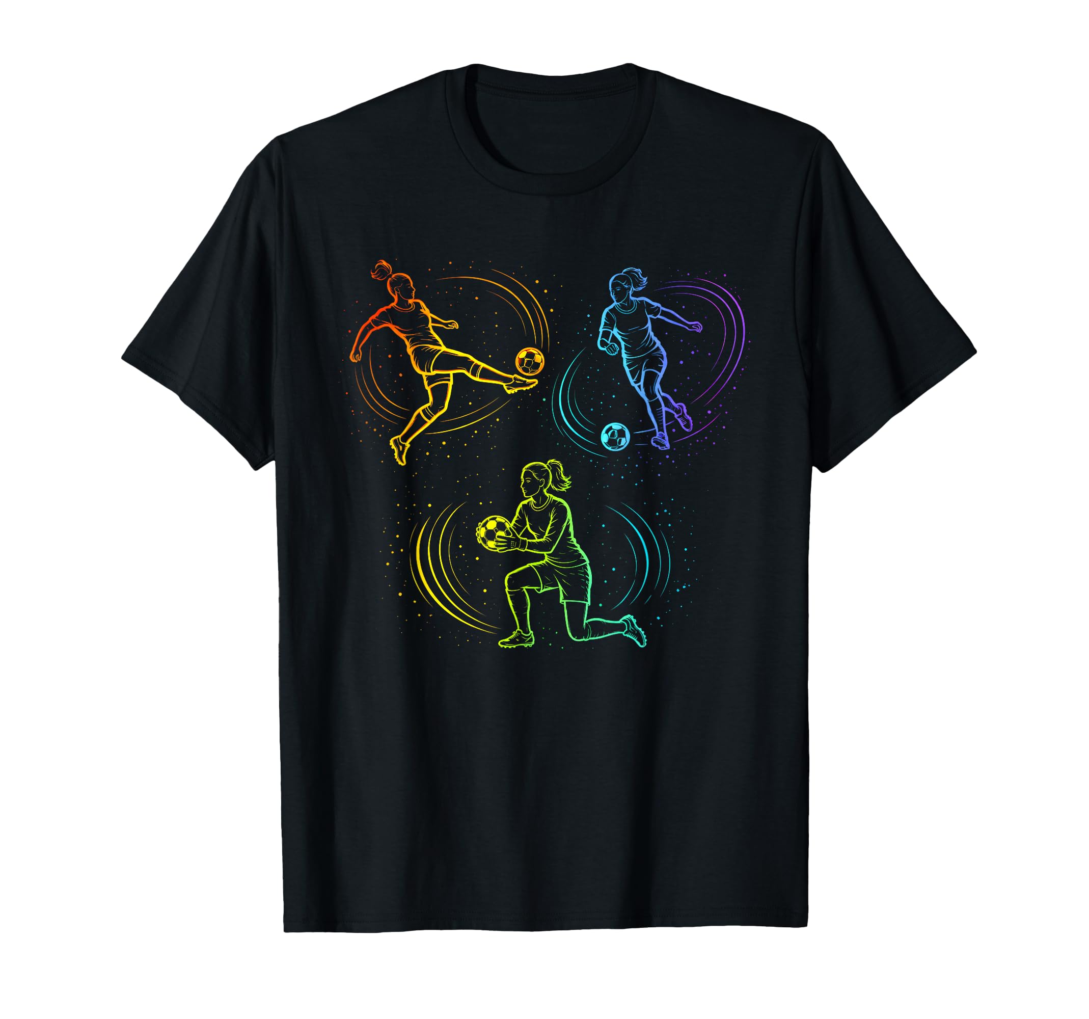 Womens Soccer Goalie Soccer Player T-Shirt - Graphic Print Men Women