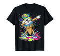 Dripping Soccer Dabbing Ice Cream Soccer T-Shirt - Graphic Print Men Women
