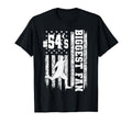 Soccer Biggest Fan Number 54 Proud T-Shirt - Graphic Print for Adults