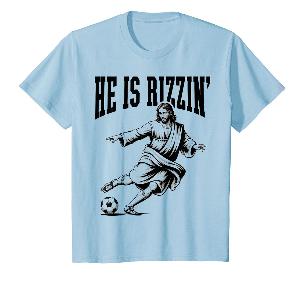 Rizzen Funny Sports Rizz He Is T-Shirt - Casual Everyday Wear Men Women