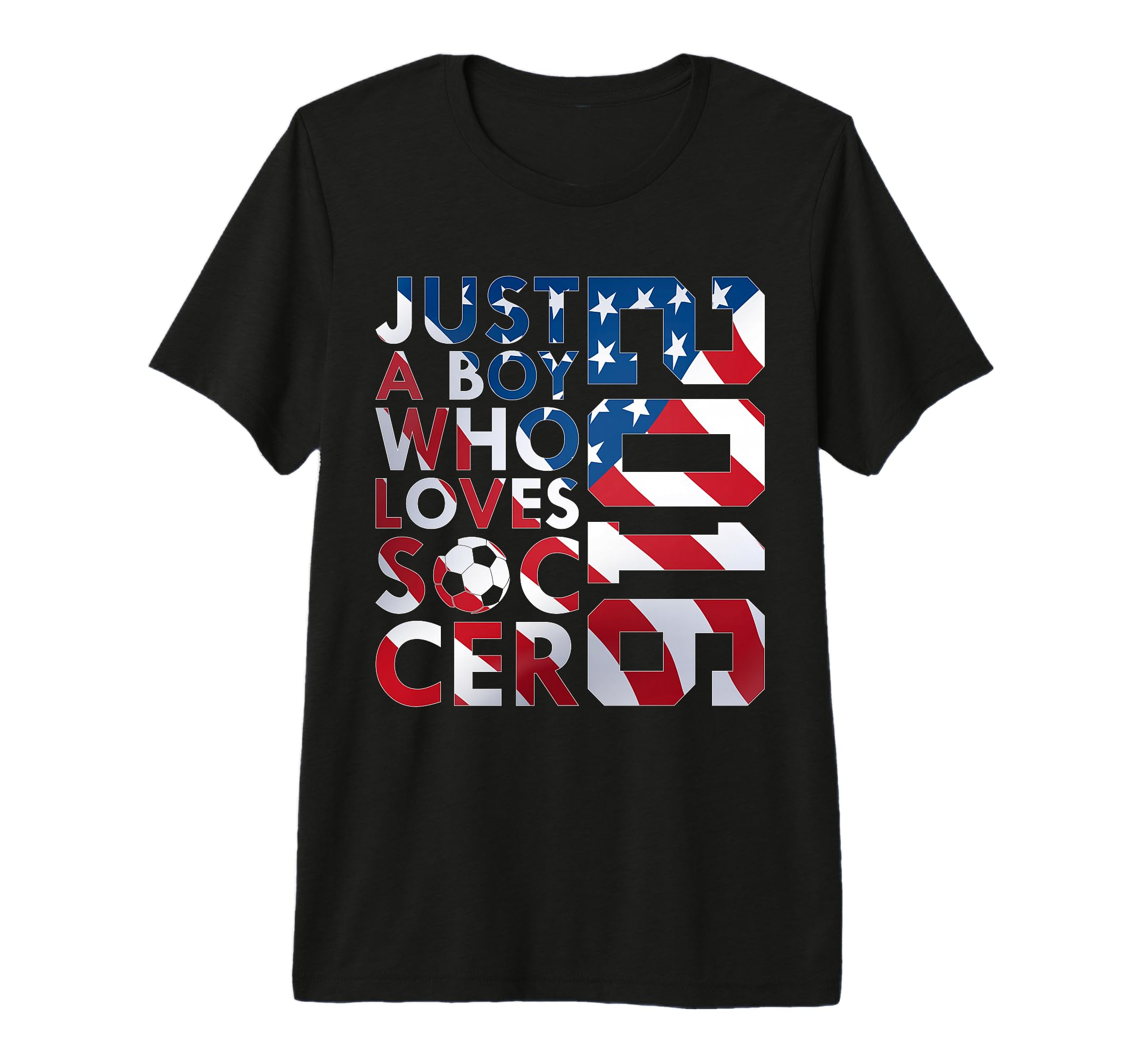 Mens 2016 Just Who Loves Soccer T-Shirt - Aesthetic Graphic for Adults