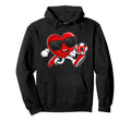 Valentines Day Six Seven Soccer 6 7 Meme Hoodie - Trendy Graphic Men Women