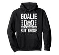 Hockey Goalie Dad Definition Dad Hockey Hoodie - Custom Art Print Unisex