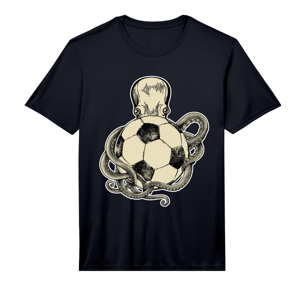 Octopus And Soccer Ball Gift Soccer T-Shirt - Aesthetic Graphic for Adults
