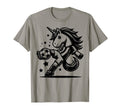 Footballer Unicorn Fans Soccer Team T-Shirt - Trendy Graphic Men Women