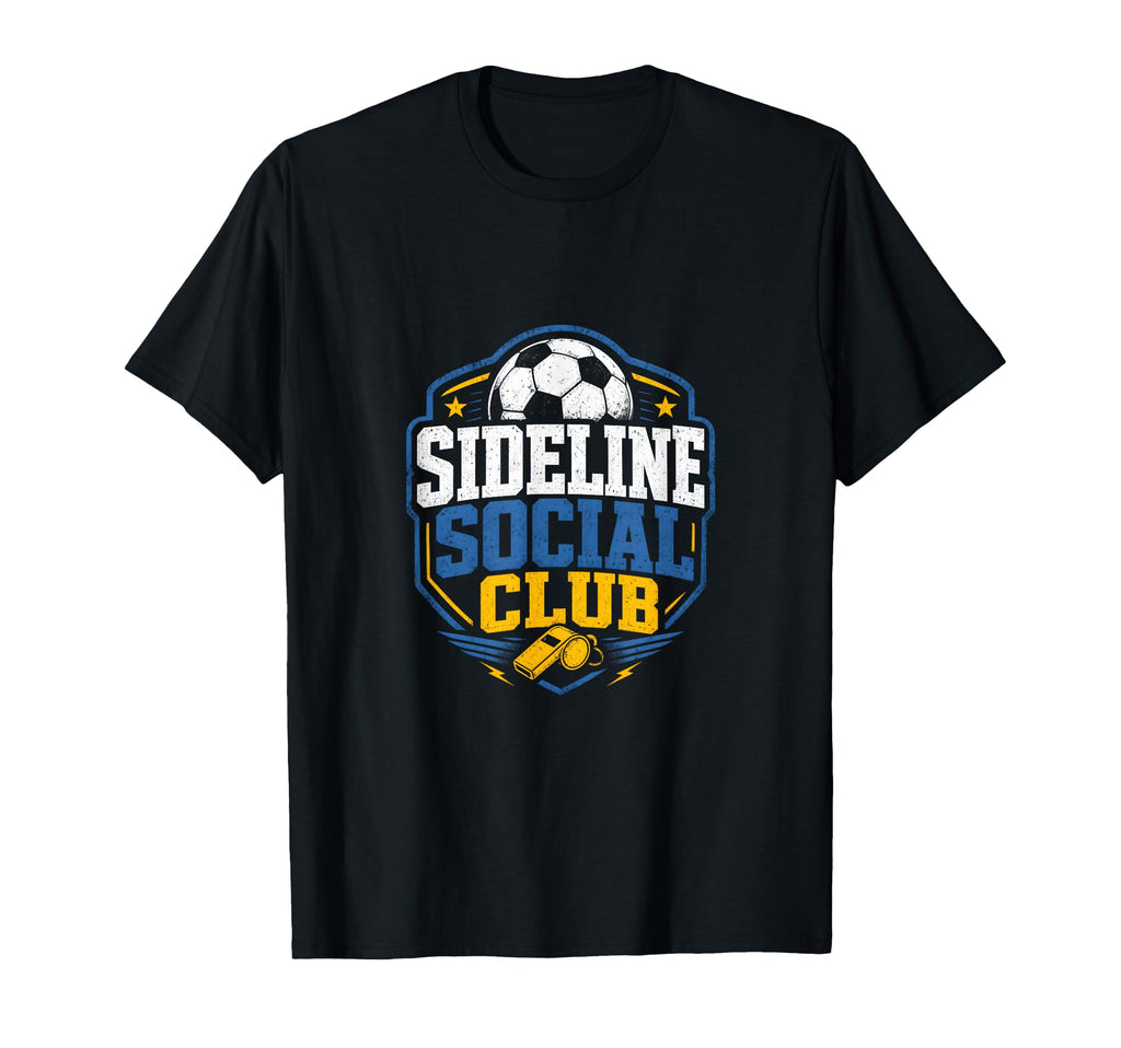 Sideline Social Club Soccer Team T-Shirt - Custom Art Print Unisex