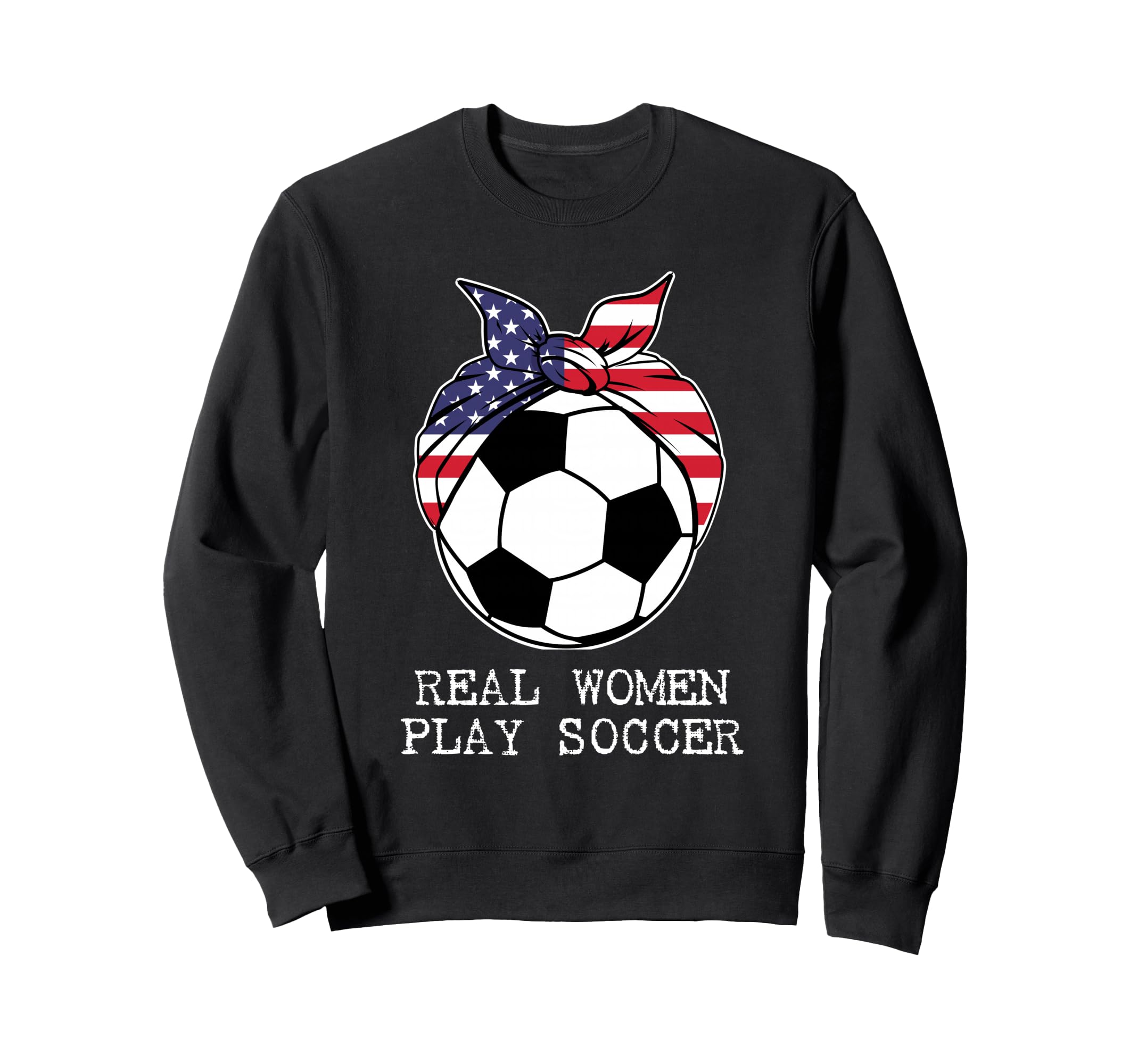 Ball Bandana Flag Player Coach Real Play Sweatshirt - Graphic Print Unisex