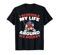 Hockey Goalkeeper Ice Hockey Goalie T-Shirt - Custom Art Print Unisex