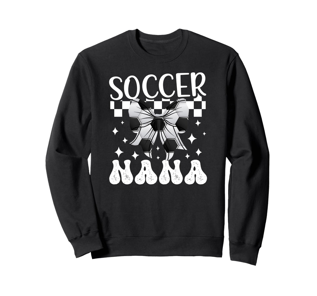 Soccer Nana Coquette Nana Sweatshirt - Casual Everyday Wear for Adults