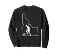 Idaho Map Soccer Player Gift Idaho Sweatshirt - Novelty Apparel Men Women