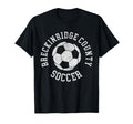 Breckinridge County Soccer Distressed 90S T-Shirt - Novelty Apparel Unisex