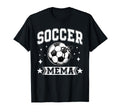 Coquette Bow Soccer Mema Soccer T-Shirt - Aesthetic Graphic for Adults