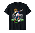 Soccer Player Dab Goal Patriotic T-Shirt - Unique Graphic Men Women