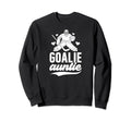 Ice Hockey Goalie Auntie Hockey Sweatshirt - Minimalist Print for Adults