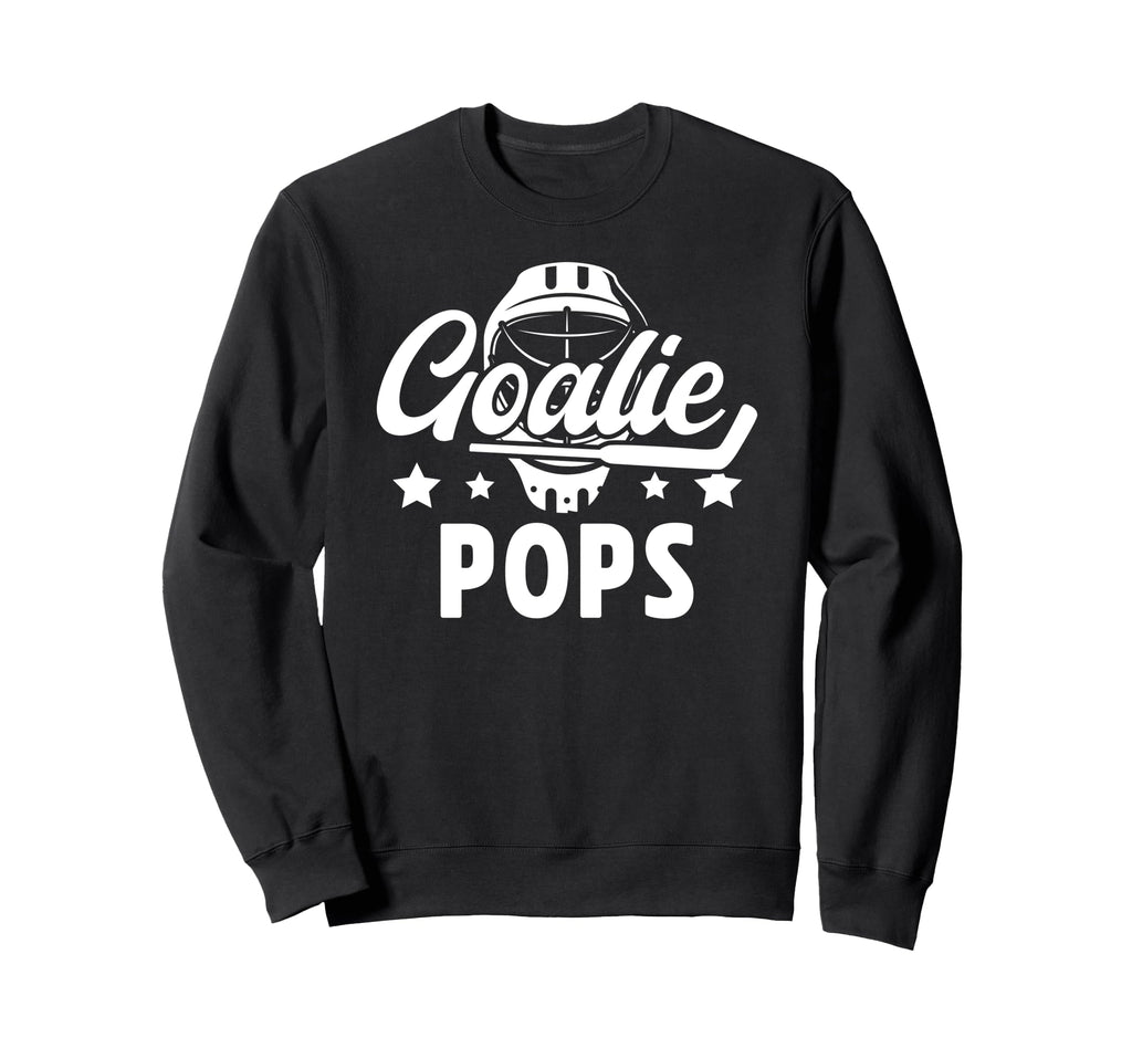 Ice Hockey Goalie Pops Ice Hockey Sweatshirt - Trendy Graphic for Adults