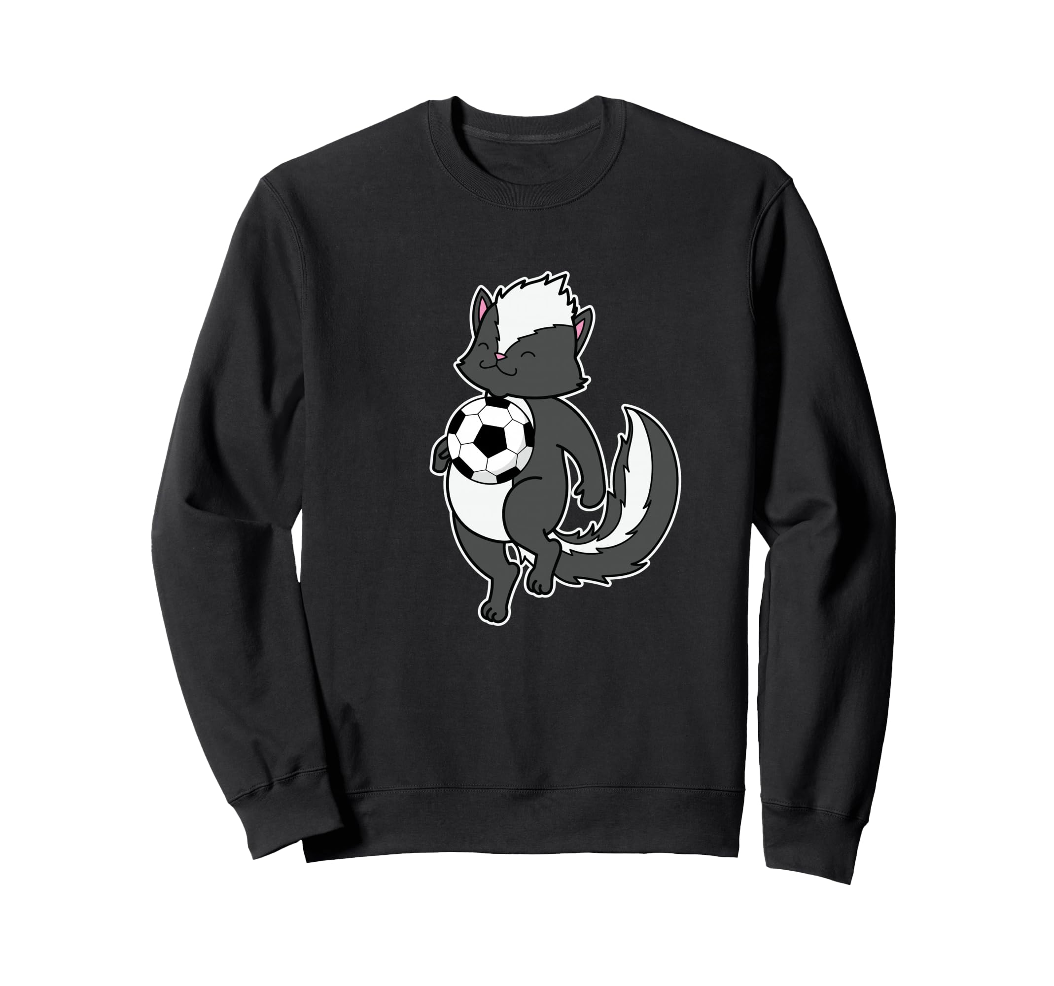 Soccer Animal Ball Fan Football Sweatshirt - Minimalist Print Men Women