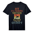 Mens My Favorite Soccer Player Calls T-Shirt - Minimalist Print for Adults