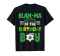Glam Ma Birthday Soccer Goal Family T-Shirt - Graphic Print Men Women