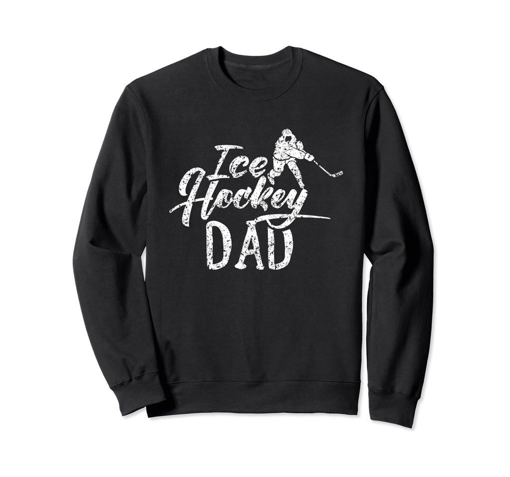 Ice Hockey Dad Coach Player Team Sweatshirt - Unique Graphic for Adults